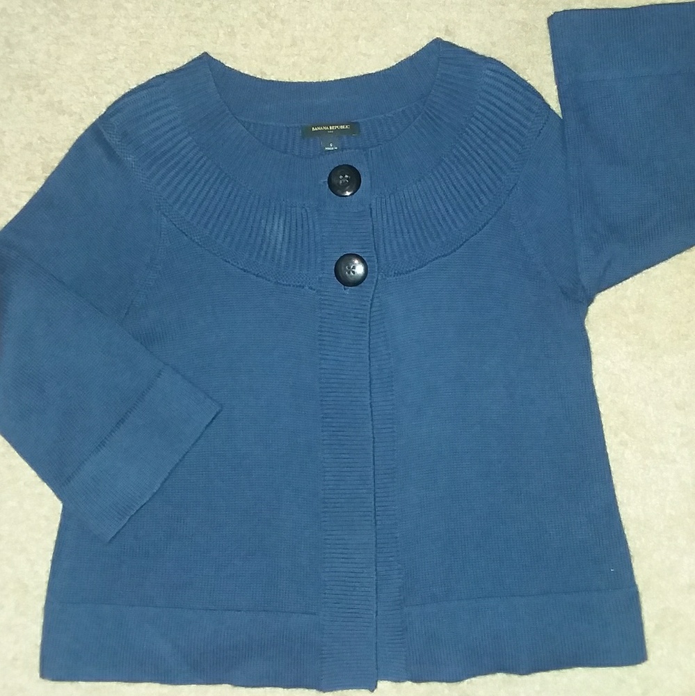 Banana Republic Navy Shawl/Sweater